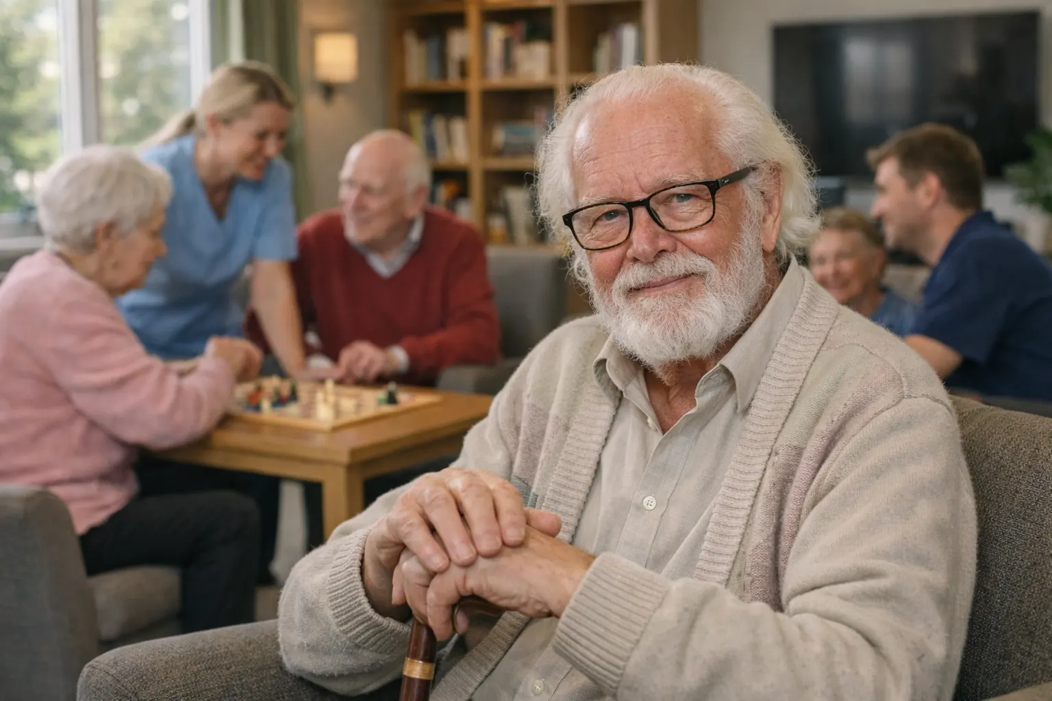 Jan Malmsjö på demensboende